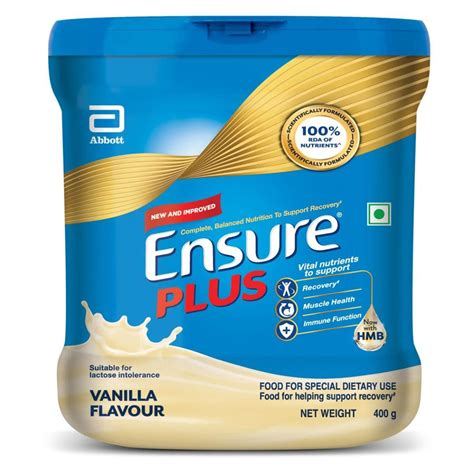 Ensure Plus Vanilla Flavour Powder 400 Gm Price Uses Side Effects Composition Apollo Pharmacy