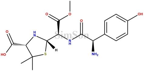 Amoxicillin Open Ring Methyl Ester CAS No 185802 22 6 Simson