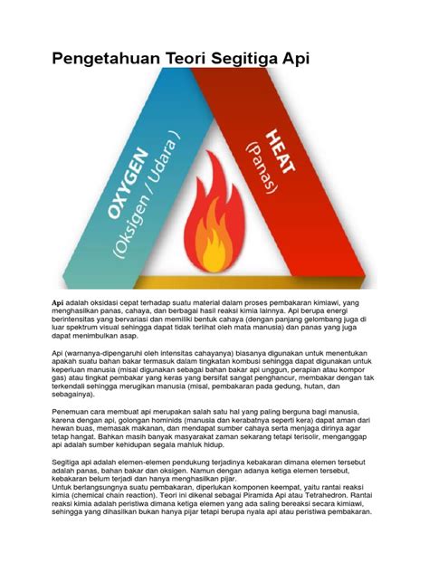 Pengetahuan Teori Segitiga API | PDF