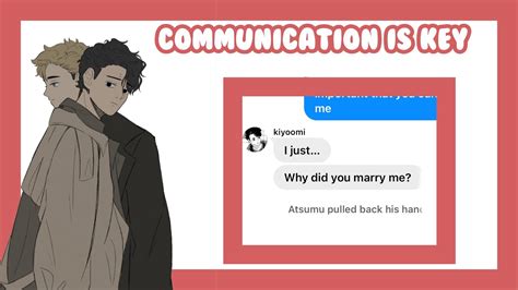 Communication Is Key Sakuatsu Mild Angst Fluff Haikyuu Text