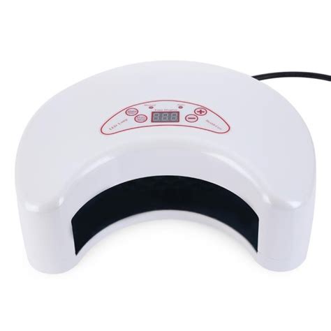 Lampada Uv Ricostruzione Unghie Gel Fornetto 36w Led 4 Bulbi Con Accessori Nail