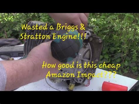 Blown Briggs Stratton Engine Teardown And Seesii Cordless Impact