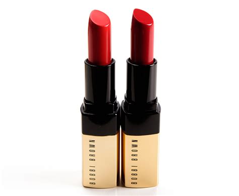 Bobbi Brown Flame Imperial Red Bobbi Luxe Lip Colors Reviews Photos Swatches