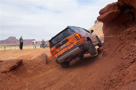 Driving The Honda Passport Trailsport Off Road In Moab Ut