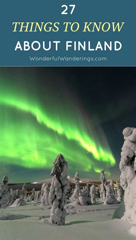 Interesting Facts About Finland Wonderful Wanderings Finland