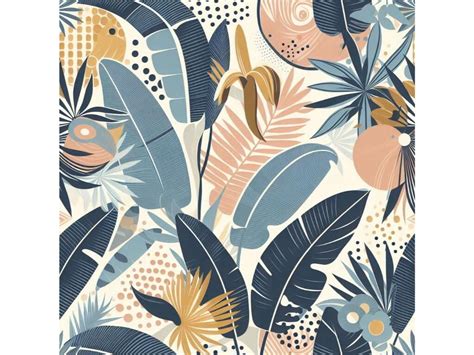 Abstract Tropical Summer Design Seamless Pattern By Dianaxstoyanova