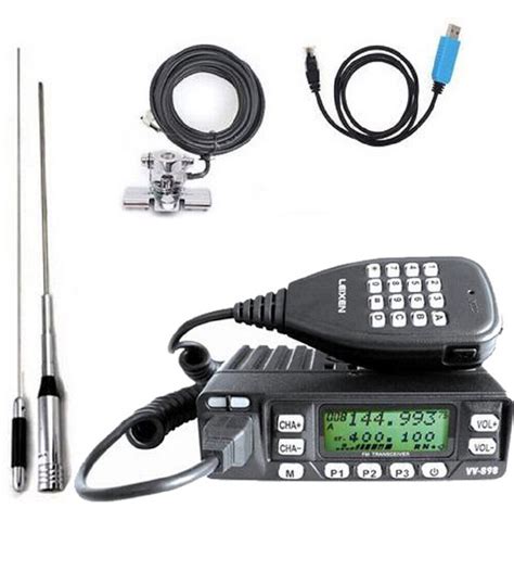 Leixen Vv Uhf Vhf Dual Band Mobile Two Way Radio For Sale Online Ebay