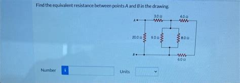 Solved Find The Equivalent Resistance Between Points A And B