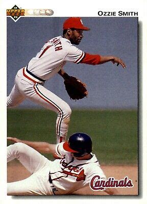 1992 Upper Deck 177 Ozzie Smith St Louis Cardinals HOF EBay