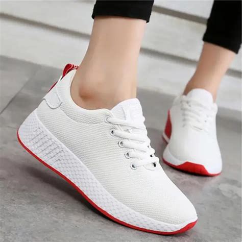 Buy Spring Designer Wedges White Platform Sneakers Women Shoes 2018 Tenis