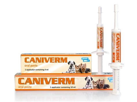 Caniverm oral paste for dogs and cats - Bioveta a.s. International