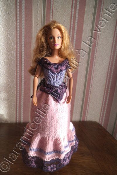 Tuto Gratuit Barbie Robe Longue Lilas Chez Laramicelle