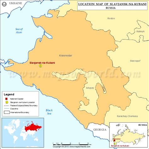 slavjansk na kubani location  slavjansk na kubani  russia map