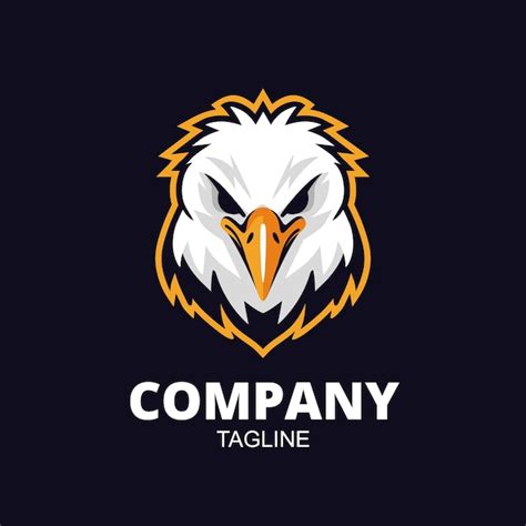 Plantilla de diseño de logotipo de eagle Vector Premium