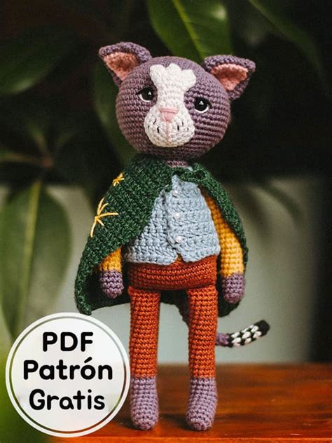 Amigurumi Gato Mago Pdf Patron Gratis