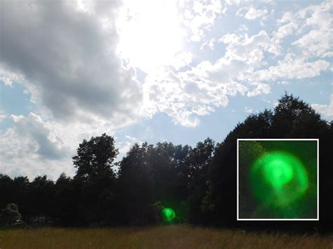 Green Flare Orbs Common In Digital Photos New Zealand Strange