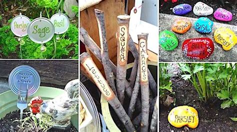 19 Super Idées Pour Fabriquer De Belles Étiquettes de Potager Gratuitement