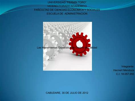 Mapa Conceptual De Las Herramientas Estadistica Del Control De Calidad