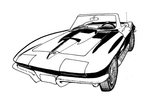 Corvette cartoon