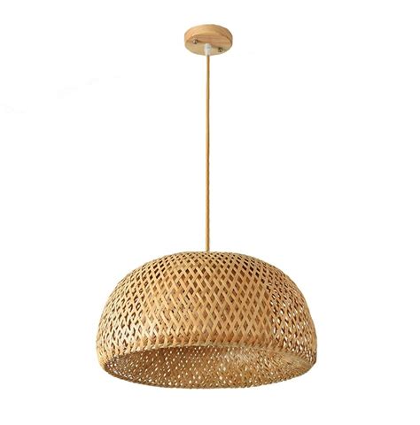 Pendente Luminária Chinês mão tecido de bambu natural pingente