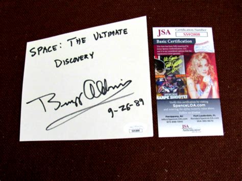 BUZZ ALDRIN SPACE THE ULTIMATE DISCOVERY APOLLO 11 SIGNED AUTO VTG