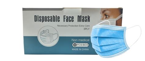 Ply Earloop Disposable Face Mask Safetyfirst