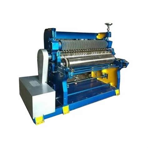 Vertical Type Single Facer Paper Corrugating Machine At Rs