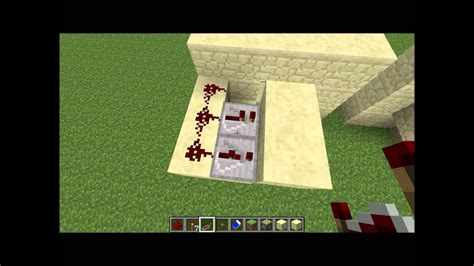 Minecraft Redstone Tutorial Hidden Redstone Torch Detector Youtube