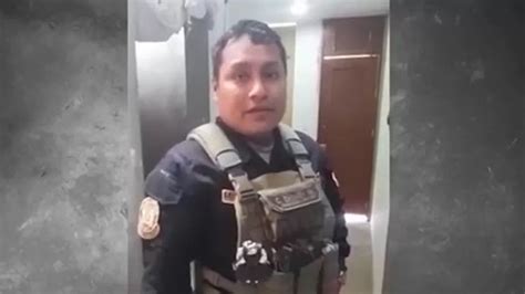 VIDEO Chiclayo Policía pone al descubierto a su colega que era