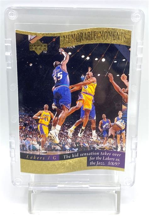 Vintage 1997 98 Upper Deck Memorable Moments Gold Kobe Bryant Gold