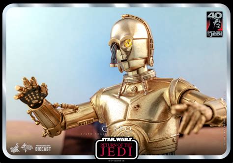 Hot Toys MMS D 星際大戰六部曲絕地大反攻禮儀機器人 C PO 比例收藏級人偶