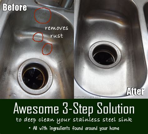 How To Clean A Stainless Steel Sink And Make It Shine Simple 3 Step