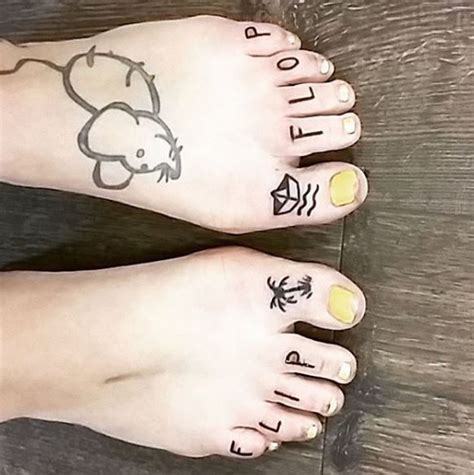 50 Cute Toe Tattoos Ideas For Men And Women 2018 Tattoosboygirl