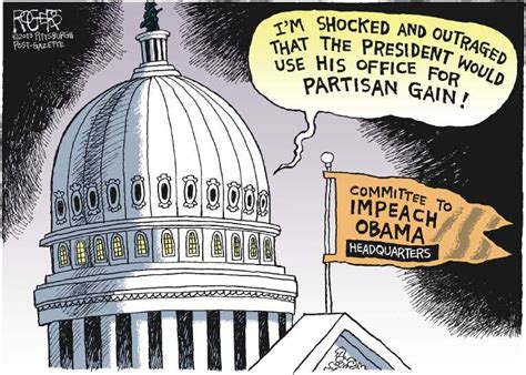 Political Cartoon On President Rocked By Scandals By Rob Rogers The