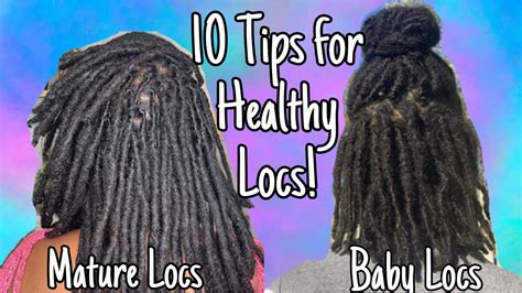 10 Tips To Grow Thick And Healthy Locs Ft Charnice Youtube