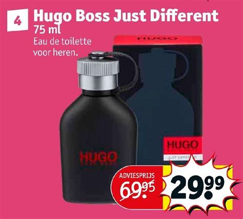 Hugo Boss Just Different 75ml Aanbieding Bij Kruidvat