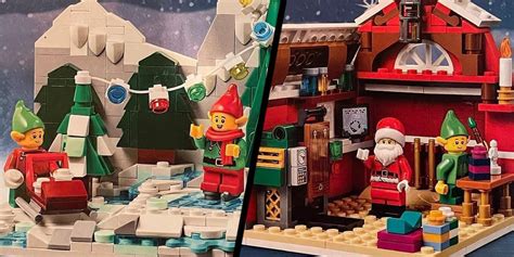 Lego Winter Elves Scene Santa S Workshop Erste Bilder