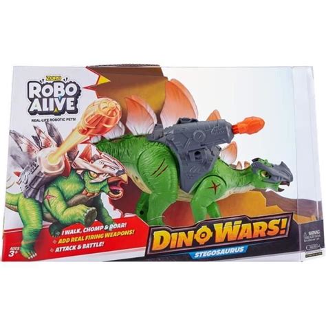 Zuru Dino Wars Stegosaurus Robot Dinosaure Armure Mouvements