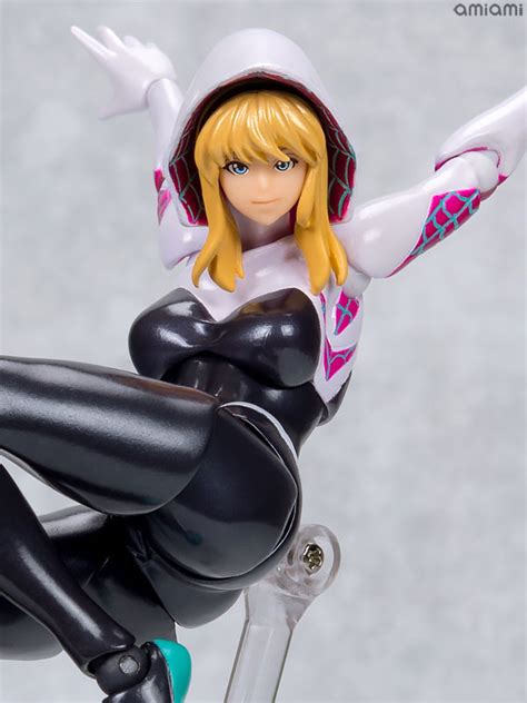 【スパイダーバース】フィギュアコンプレックス アメイジング・ヤマグチ『spider Gwen スパイダーグウェン』リボルテック 可動フィギュア