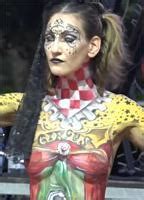 Naked Marika Basile In Bologna Body Painting Contest