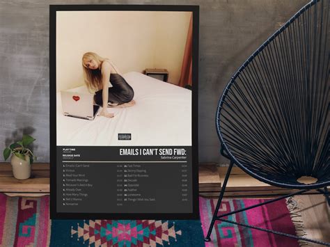 Sabrina Carpenter Emails I Cant Send Fwd Album Cover Poster