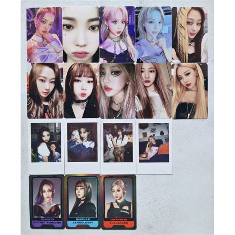 Jual Ready Aespa Girls Photocard Polaroid Character Card Shopee