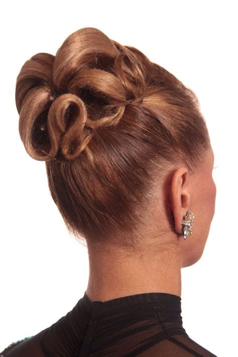 54 Ballroom Updo ideas | dance hairstyles, ballroom hair, dancesport hair