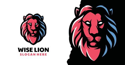 Lion Mascot Logo, Graphic Templates - Envato Elements