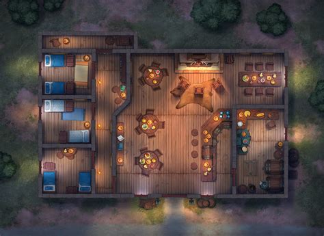 Jenny Harder - D&D Map: Small Tavern