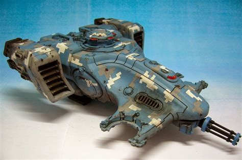 Tutorial: Painting digital camouflage on a Tau Devilfish - part 3 ...