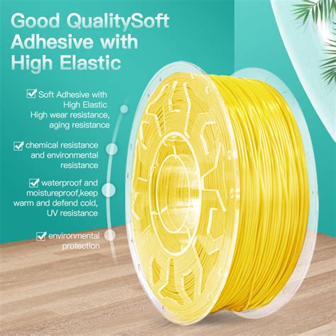 เส้นพลาสติก 3d Barefilament Flexible Tpu Filament 175mm เส้นพลาสติก