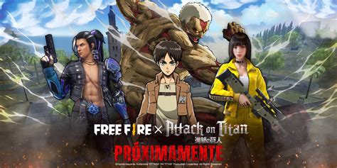 Free Fire X Shingeki No Kyojin La Colaboraci N Es Oficial Y Esto Es