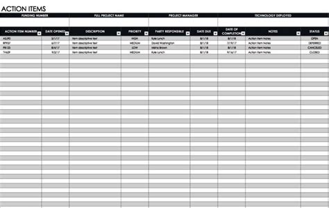 Project Action Plan Template Excel - SampleTemplatess - SampleTemplatess