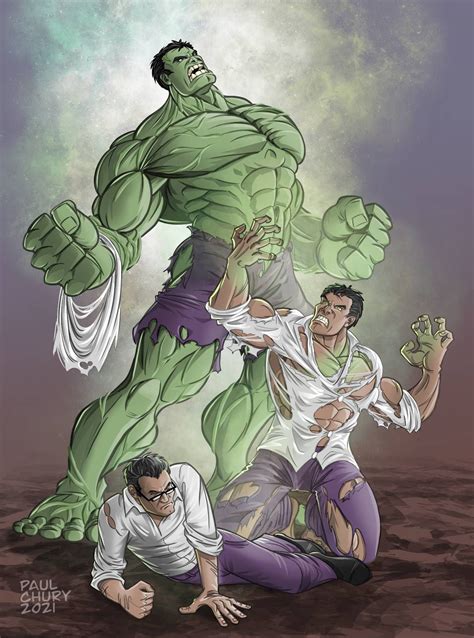 Becoming The Hulk By Paulchury On Deviantart Marvel Superheroes Art